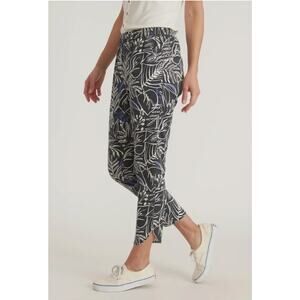 Marine Layer Allison Printed Pant Gray Phantom/Foliage Botanical Medium